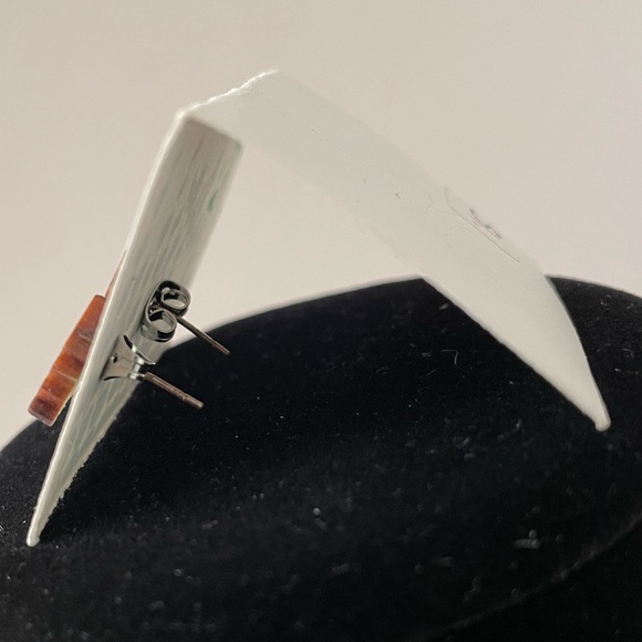 Handmade Wood Arrow Earrings by Julia - Picture 2 of 3